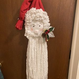 Handcrafted mop head Santa